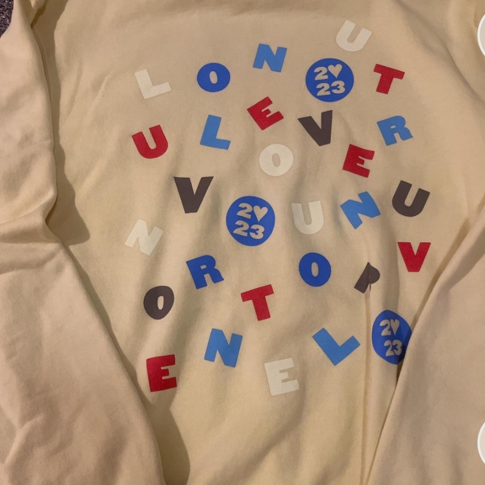 Harry styles yellow soup crewneck